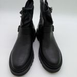 Sam Edelman Kinsley Motorcycle Biker Leather Harness 90s Boot Black NWB 9 Photo 2