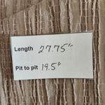 SheIn Khaki and White Layered Look Blouse NWT Size Large Khaki Textured Blouse Photo 1