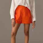 Anthropologie Maeve Pleated Poplin Shorts, Size 6 Photo 1
