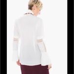 Chico's New. Chico’s white pleated blouse. Runs big. Chico 0=S Photo 10