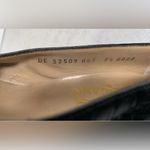 Salvatore Ferragamo  Womens Black Leather Italy Pump Heels Size 9.5 4AAAA Photo 7