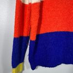 Acne Studios Alvah Alpaca Merino Wool Blend Colorblock Oversized Stripe Sweater Photo 1