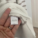 Tuckernuck  Striped Sweater Button Sides Cream Photo 2