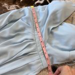 Fame and Partners  Dusty Blue Open Back Maxi Dress Size 2 Prom Bridesmaid Photo 6