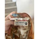 Vintage 70s Brown & Blue Floral Belted Fit & Flare Shirt Dress Photo 7