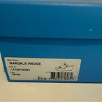 Jack Rogers Margaux Suede Studded Wedge Sandals Denim Navy Blue Size 8.5 Photo 7