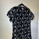 Vintage Trinity Women’s 100% Silk Floral Qipao Cheongsam Midi Dress Frog Button Size M Photo 1
