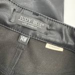 Judy Blue  Faux Leather Tummy Control High Rise Straight Pants Black Size 14W NWT Photo 4