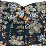 HELSI Sonya Floral Sequin Black Cocktail Midi Dress Floral Size Medium Photo 9