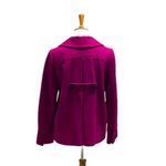 Banana Republic  Classic Peacoat Raspberry Size M Y2K Quiet Luxury Preppy Fall Photo 14