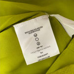 BCBGMAXAZRIA Silk Chiffon Beaded Cocktail Dress Green Size 2 Y2K Photo 7