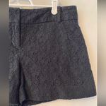 Loft Ann Taylor  black lace shorts size 4 Photo 2