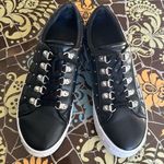 Guess  BLACK LEATHER SNEAKER SZ: EU 39 US Photo 0