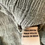 Sim & Sam Green Ruched Fabric Long Sleeve Boho Top Small Photo 5