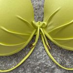 Victoria's Secret VICTORIA’S SECRET Limeade Yellow Malibu Fabulous Strappy Push Up Bikini Top NEW Photo 5