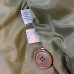 Juicy Couture Y2K EUC Olive Green Bomber Jacket Fur Hood Zip Detail Photo 8