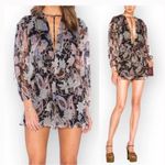 Zimmermann Like new  henna t bar low cut deep v floral silk romper Photo 1