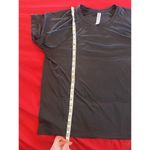 Athleta Sport Performance T-Shirt Womens Size Large Black Stretch Nylon Blend Photo 2