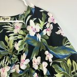 Show Me Your Mumu  Floral Bell Sleeve Wrap Front Tropical Romper Size Small Photo 9
