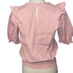 MINE Women’s Top 100% Cotton Size Small Dusty Rose Cropped New With Tags Pink Photo 3