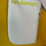Lululemon Dual Pouch Wristlet in Yellow and White Photo 4