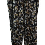 Peter Som  L Black Tan Pineapples Lounge Pants Photo 0