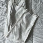 Madewell NWT White Ripped The Perfect Straight Vintage Jeans Photo 0
