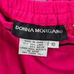 Donna Morgan  Pink Pencil Knee Length Linen Boho Vintage Whimsy Skirt M Medium 10 Photo 6