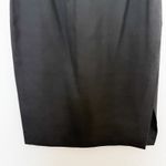 Burberry  Womens Silk Pencil Skirt‎ Size EU44 US8 Black Quiet Luxury Capsule Chic Photo 3