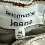 Reformation Cowboy High Rise Straight Jeans in Almond Cream size 24 Photo 5