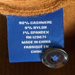 NONAME is Needed Cashmere Blend Sweater Vest Top in Brown Sz L Tan Size L Photo 3