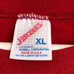 Vintage made in USA Jerzees custom studded sweatshirt‎ women’s size XL Red Photo 3