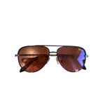 Quay Australia  High Key Aviator Sunglasses Bronze Mirrored Lens Photo 2