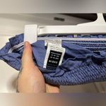 SheIn Palazzo Wide Leg Ruched Stretchy Waistband Grey Blue Color Pants Size XXL Photo 9