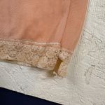 Vintage Rosalie Peach Lace Trim Slip Dress Size Medium Pink Photo 2