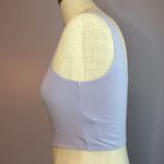 Topshop  lilac purple cropped stretchy scoop neck tank top Photo 1