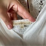 Kings Road NWT Women’s White Maxi Summer‎ Dress with Crochet Cardigan Size M Size M Photo 1