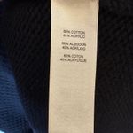 Chico's  Black Knit Duster Cardigan‎ Sweater Faux Leather Zip Detail Sz 1 Photo 4