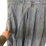 SAINT ART Denim Shirt Maxi Dress Light Wash Small Blue Photo 4