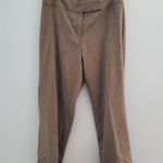 R.Q.T Striped Cuffed Ankle Pants Suit 8 Brown Photo 9
