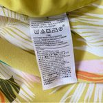 Banana Republic  Tropical‎ Feather Yellow tank Top SZ S Photo 5