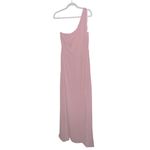 Reformation  Evelyn One Shoulder Blush Pink Maxi Dress Slit‎ Sz 10 NWT Photo 1