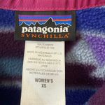 Patagonia Synchilla Fleece Pullover Womens XS Purple Blue Geometric Aztec Photo 2