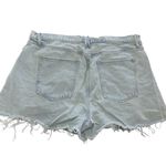 Good American Shorts Womens 16 Distressed Denim Frayed Hem Ripped GNISC206T1383 Photo 1