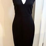 Elliatt X Revolve Asymmetrical Split Hem Little Black Sheath Midi Dress Sz M🧡 Photo 0