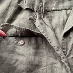 Lou & grey Olive Green Linen Safari Dress *no sash belt* Photo 3