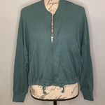 BB Dakota NWT by Steve Madden cotton gauze zip front bomber jacket M Photo 2