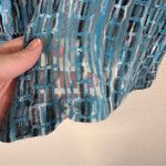 Nic+Zoe  Blue Linen Blend Open Front Cardigan Sweater Womens MP Fall Casual Photo 5