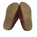 Earth Origins Women's Aurora Janet Merlot Fabric Cork Retro Clogs Mules 7.5 Photo 4
