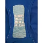 Spanx Sara Blakely Electric Blue Geo Shaping Swim Bottom High Waist Size 12 NWT Photo 2